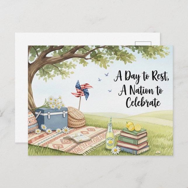 Happy Labour Day  Postcard (Front/Back)