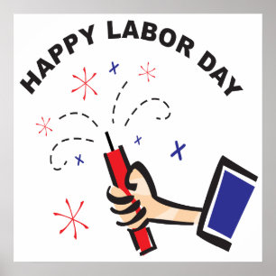 Happy Labour Day Poster