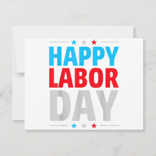 Happy Labour Day! Thank You Card