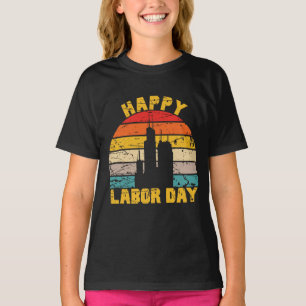 Happy labour day Vintage Retro T-Shirt