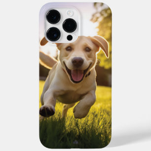 Happy Labrador Puppy Running Case-Mate iPhone 14 Pro Max Case