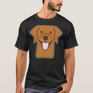 Happy Labrador Red Fox Lab Lab Mum Lab Reddish Bro T-Shirt