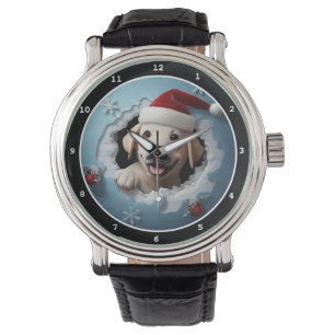 Happy Labrador Retrieve Puppy Winter Holiday Image Watch