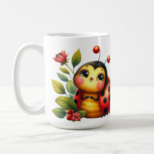 Happy Ladybug Coffee Mug