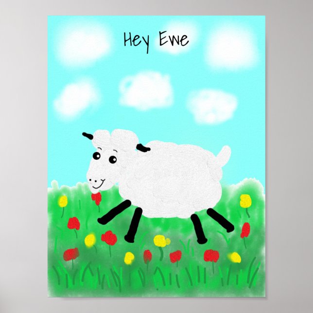 Happy Lamb Poster (Front)