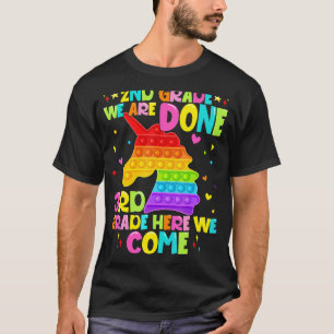 Happy Last Day 2nd Grade Graduation Cute Pop It Un T-Shirt