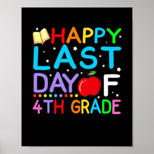 Happy Last Day Of 5th Grade Graduation Poster