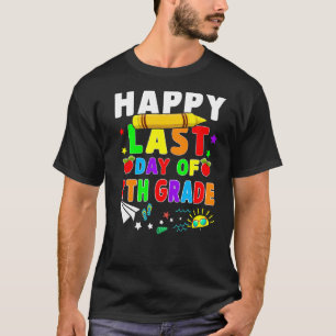 Happy Last Day Of 7th Grade Teacher Students Costu T-Shirt