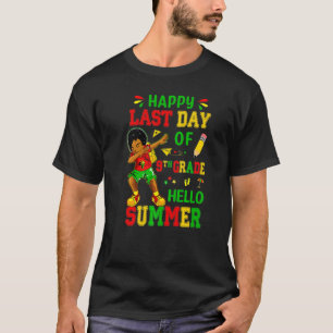 Happy Last Day Of 9th Grade Dabbing Black Boys Jun T-Shirt