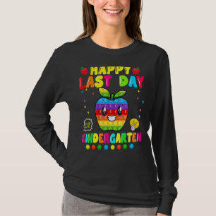 Happy Last Day Of Kindergarten Pop It Fidget Toy T-Shirt