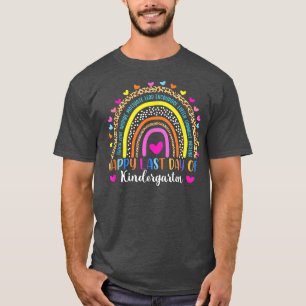 Happy Last Day Of Kindergarten Teacher Student Gra T-Shirt