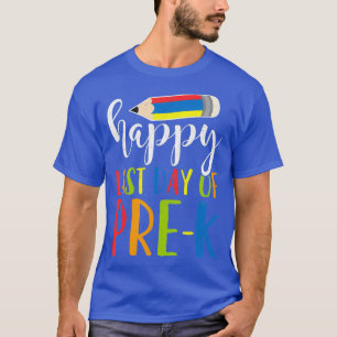 Happy Last Day Of PreK Crayon Teacher Student T-Shirt