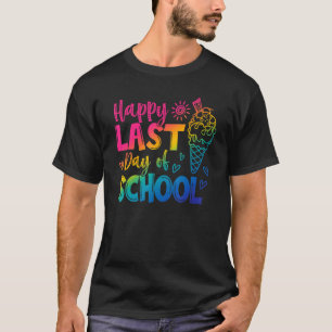 Happy Last Day Of School  Hello Summer Ice Cream T-Shirt