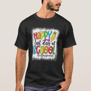 Happy Last Day Of School Hello Summer Teacher Kids T-Shirt