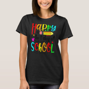 Happy Last Day Of School Hello Summer Teacher Stu T-Shirt