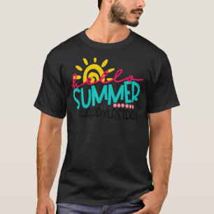 Happy Last Day Of School Kids Teacher Student Grad T-Shirt
