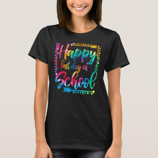 Happy Last Day Of School Kids Teacher Student Grad T-Shirt
