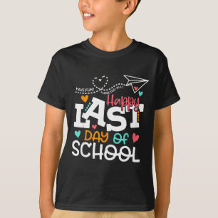 Happy last day of school kids teacher student T-Shirt