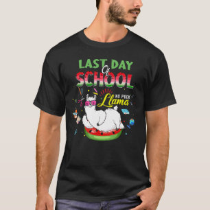 Happy Last Day Of School No Prob Llama Summer Grad T-Shirt