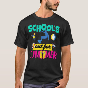 Happy Last Day Of School Out For Summer Beach Vac T-Shirt