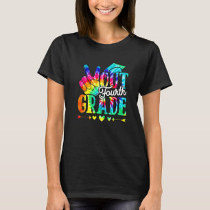 Happy Last Day Of School Peace Out Fourth Grade Ti T-Shirt