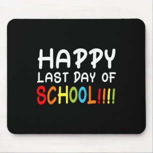 Happy Last Day Of School Students And Teachers Gif Mouse Mat