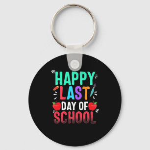 Happy Last Day Of School Teacher Appreciation Stud Key Ring
