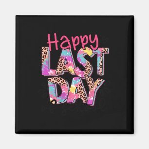Happy Last Day Of School Teacher Graduation Kids 2 Magnet