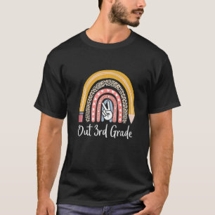 Happy Last Day Of School Teacher Kidspeace Out 3rd T-Shirt
