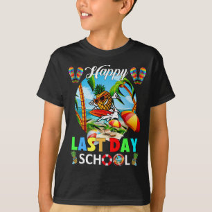 Happy Last Day Of School Teacher Student Graduatio T-Shirt