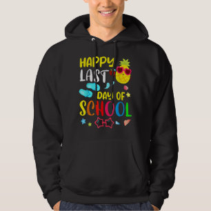 Happy Last Day Of School Teacher Student Summer Pi Hoodie