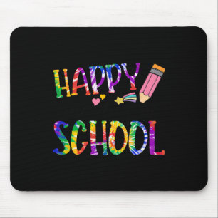 Happy Last Day Of School Tie Dye Graduation Teache Mouse Mat
