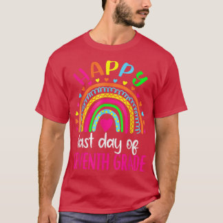 Happy Last Day of Seventh Grade Teacher Student Gr T-Shirt