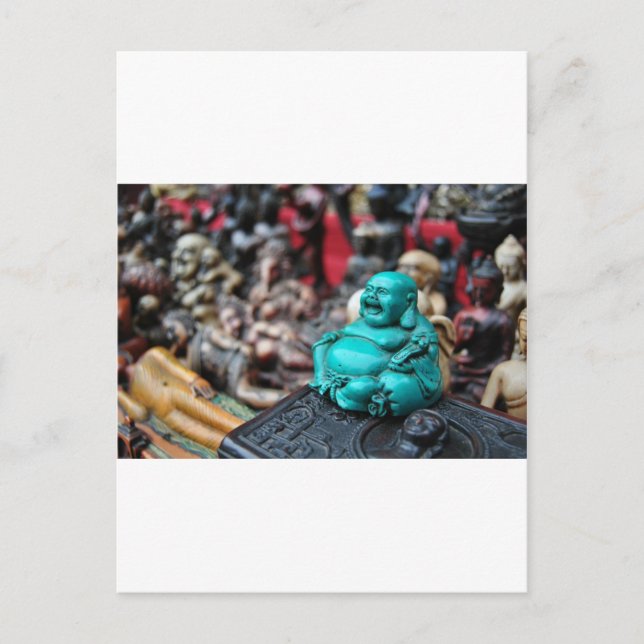 Happy/ laughing buddha! postcard (Front)