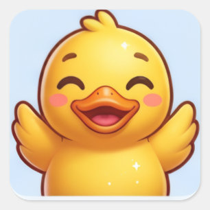 Happy Laughing Duck Emote Sticker