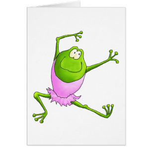 Happy Leaping Ballet Frog