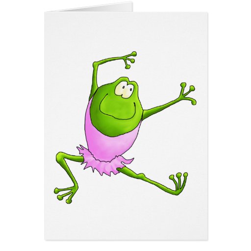 Image of Happy Leaping Ballet Frog