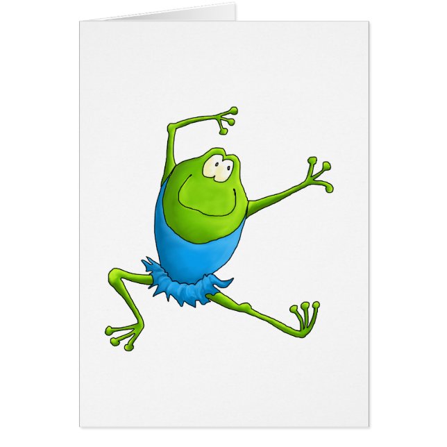 Happy Leaping Ballet Frog (Front)