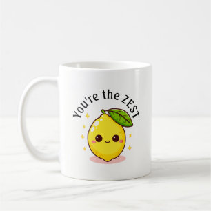 Happy Lemon You're The Zest Personalised Coffee Mug