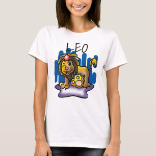 Happy Leo Lion with Star T-Shirt