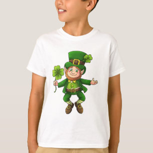 Happy Leprechaun and Shamrock T-Shirt