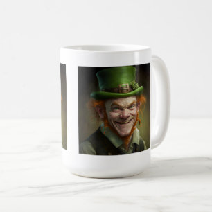 Happy Leprechaun Classic Mug, 15 oz  Coffee Mug