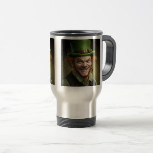 Happy Leprechaun Travel/Commuter Mug, 15 oz  Travel Mug
