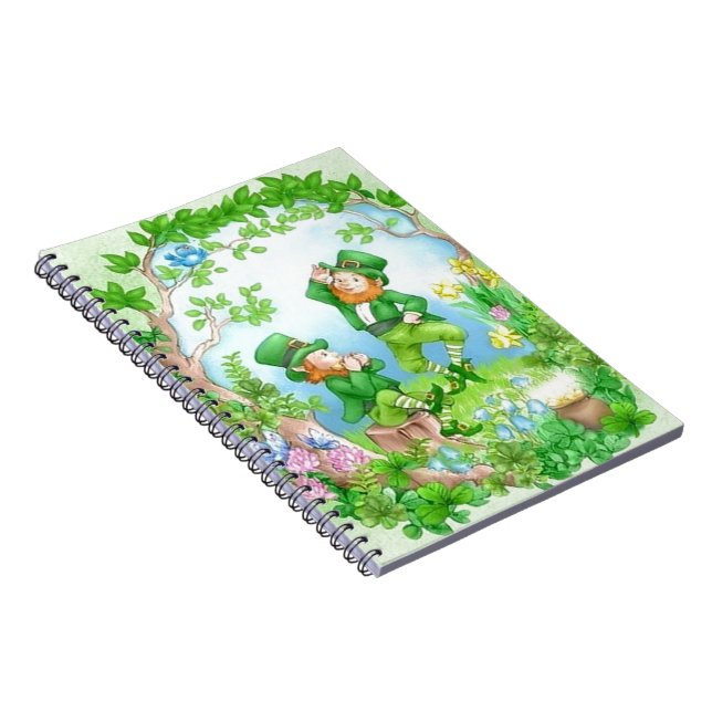 Happy Leprechauns Notebook (Right Side)