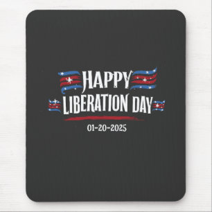 Happy Liberation Day 2025 Trump America Mouse Mat