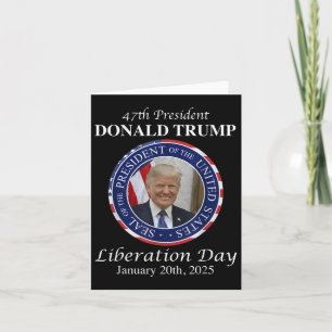 Happy Liberation Day Tee President Donald Trump Li Card
