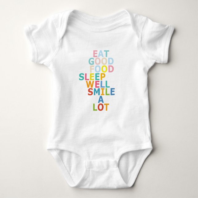 Happy life baby bodysuit (Front)