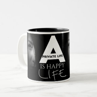 Happy life  funny quote Mug photo mugs sayings