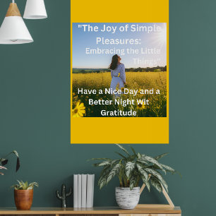 Happy Life Secret: Finding Joy in Little Things Poster