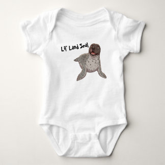 Happy Lil' Land Seal Baby Bodysuit